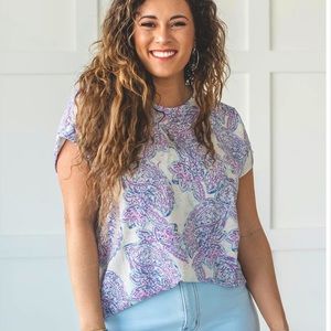 Cherry fun top for work or play